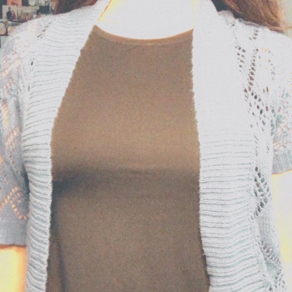 Blue net cardigan - Picture 1 of 1